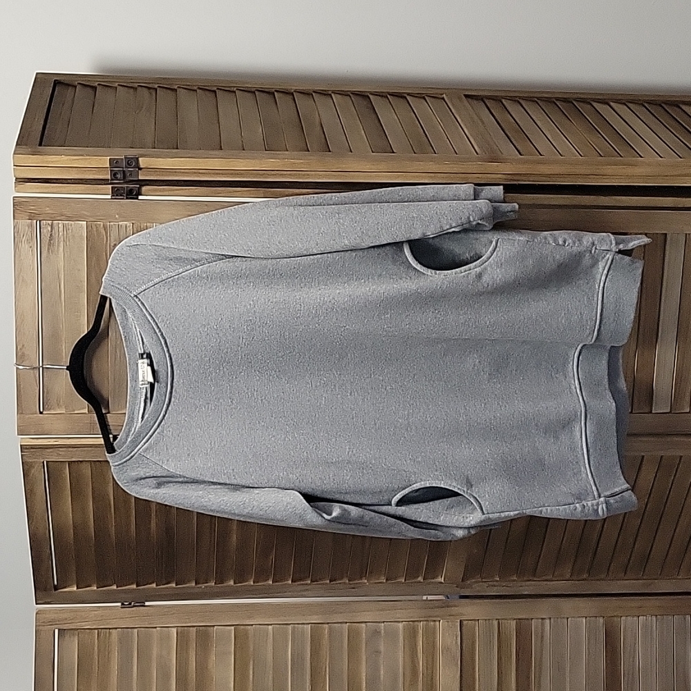 Gray Sweatshirt Dress